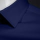 thumbnail image 5 of Playeras Elvqul para Hombre Azul Marino Solapa Casuales Manga Corta de Color Sólido, 5 of 6