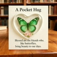 thumbnail image 4 of Friendship Butterfly Souvenir Pocket Hug Sentimental Keepsake Gift For Friends Loved Ones Festive Friendship Token Decorative Mini Gift Seasonal Affectionate Present, C, 1pc, 4 of 6