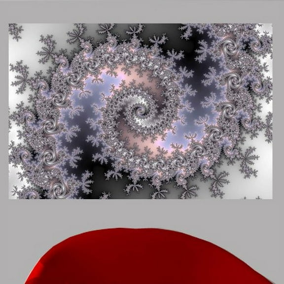 Wallhogs Backlund Ice Swirl Wall Mural