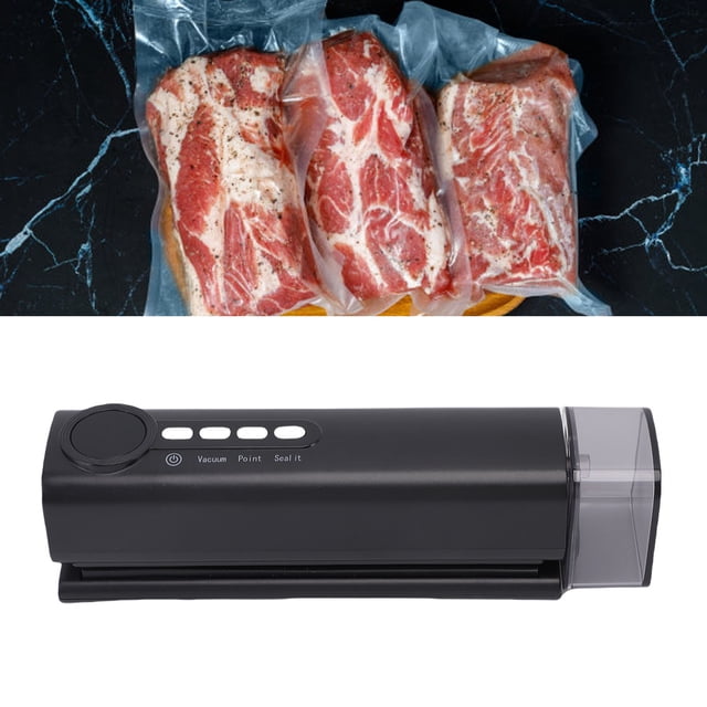 Scelleuse sous Vide à Température Réglable Sans Fil Portable Automatique Machine de Scellage sous Vide Multifonctionnelle Scelleuse à Main pour Stockage de Nourriture Sèche