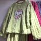 thumbnail image 3 of Hello Kitty Coral Fleece Pajamas Women's Autumn and Winter Flannel Thickened Trousers Sweet Cartoon Cute Home Clothes suit, 3 of 5