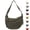 Green, variant on Crescent Crossbody Bags for Women, Fashion Plain Color Nylon Crossbody Bag, Large Nylon Crescent Bag Crossbody Bags for Women