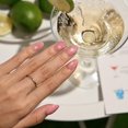 thumbnail image 3 of BTArtbox Press On Nails - Peach Bellini, Short Almond, Lamp-Curable, 4-Week Wear, Easy-to-Apply, 32 Count All-in-One Kit, 3 of 8