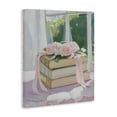 thumbnail image 2 of Stupell Industries Glam Stack Of Books with Roses Canvas Art, 16 x 20, by The Prints Vibe, 2 of 8