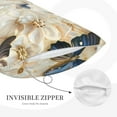 thumbnail image 3 of Susaid Elegant Butterflies And Pearls Print Pillowcases Multiple Size, Pillow Cover Super Soft Envelope Closure Standard Pillow Case-14"x20", 3 of 6