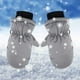 thumbnail image 3 of Niños Bebé Niños Niñas Invierno cálido a prueba de agua al aire libre Guantes de Esquí Niños dedo completo Mitones Guantes, 3 of 3