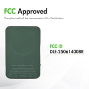Power Bank,10000mAh 22.5W Fast Charging Portable Charger,2 in 1 Wireless Power Bank with LED Display Compatible with iPhone 8 Above Series,Green