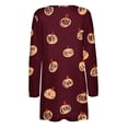 thumbnail image 5 of Cardigans pour Femmes Mode Femmes Cardigan à Manches Longues Ample Manteau Blouse Cardigan Mignon en Liquidation, 5 of 5