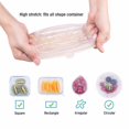 thumbnail image 4 of MesaSe Couvercles de Conservation des Aliments Réutilisables - Couvercles de Bols en Silicone - Couvercles Extensibles en Silicone - Ensemble de 6 Couvercles Extensibles en Silicone pour Conservation des Aliments Couvercles en Silicone Réutilisables pour Contenant B, 4 of 5