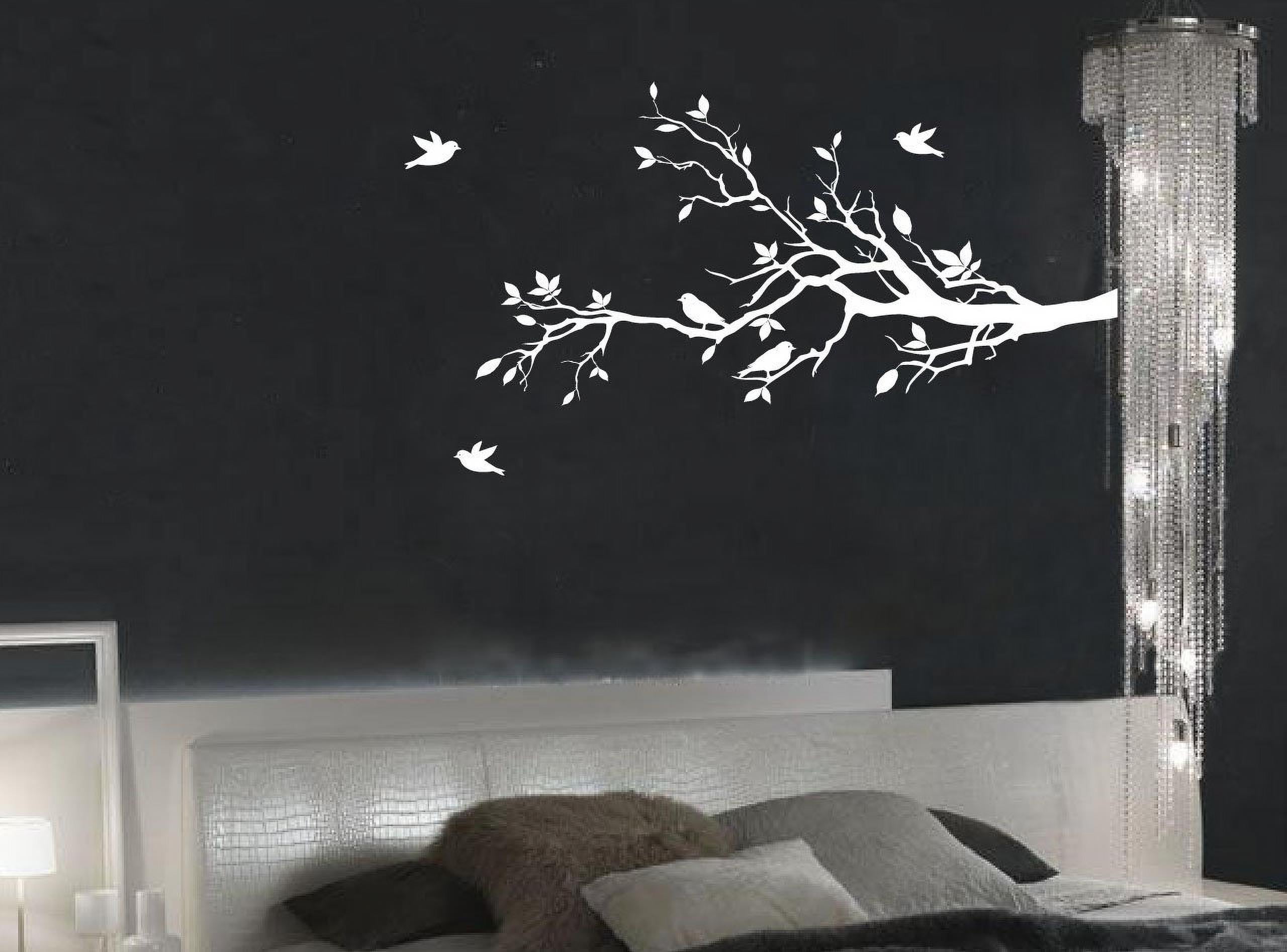 Star Wars Bedroom Wall Sticker Solid Logo Decal Transfers Easily No Background 