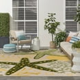 thumbnail image 4 of Nourison Aloha Indoor/Outdoor Green Yellow 7'10" x 10'6" Area Rug (8x11), 4 of 9