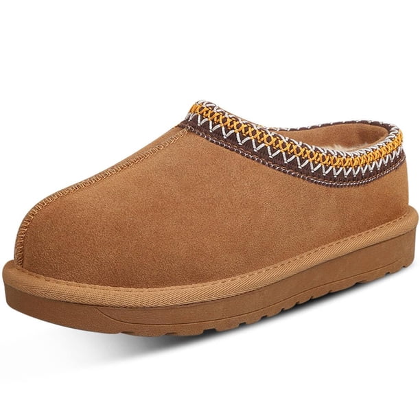 Pantuflas Botas Plataforma metricfalcon de Gamuza y Cuero Forradas con Piel