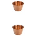 thumbnail image 4 of Billuyoard Taza de salsa de inmersión Vajilla apilable de acero inoxidable 304 Porción de condimento de 4 oz Restaurante pulido Pequeño Oro Oro rosa pequeño 2Conjunto, 4 of 6