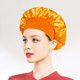 thumbnail image 1 of Gorro de dormir de satén elástico de ala ancha para mujer, gorro de quimioterapia, gorro para el cuidado del cabello de color sólido, 1 of 6