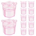 thumbnail image 3 of Elegant Round Shaped Gift Boxes with Lid for Valentine's Day Pink Material 12pcs, 3 of 5
