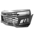 thumbnail image 6 of Ikon Motorsports Compatible with 10-13 Chevy Camaro ZL1 Style 5th to 6th Gen Conversion Front Bumper Cover, 6 of 9