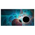 thumbnail image 2 of Fractal Angel Wings in Blue - Abstract Wall Art Canvas, 2 of 3