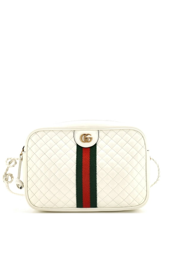 Pre-Owned Gucci Trapuntata Camera Bag Quilted Leather Small by Rebag By Rebag