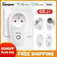 thumbnail image 3 of S26 S26R2 SONOFF Plug TPF TPE Wifi Prise Intelligente Contrôle LAN Prise de Minuterie, 3 of 5