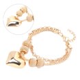 thumbnail image 4 of Pulsera Exquisita Pulsera Cadena Ajustable Joyería Personalidad Creatividad Moda Multicapa en Forma de Corazón Pulsera Pulseras para Mujer para Bodas ANGGREK  Otros, 4 of 8