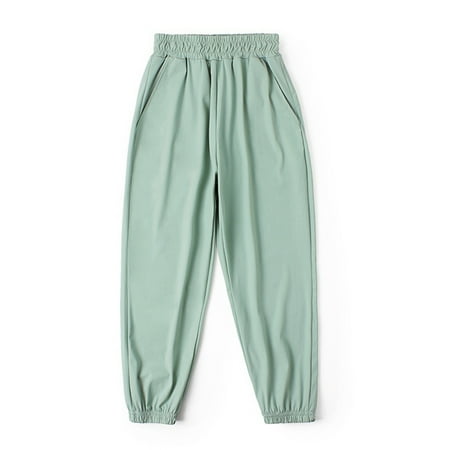 

Little Girls Casual Jogger Sweatpants Toddler Kids Elastic Waist Athletic Pants 3-9T