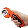 thumbnail image 1 of Rotary Cutter with Safety Lock 45mm Round Sewing Rotary Cutter Craft Cutting Quilting Scrapbooking Tool, 1 of 8