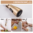 thumbnail image 4 of CASAINC Single Handle Kitchen Faucet with Pull Down Sprayer, Deck Mounted, Brushed Gold, 4 of 4