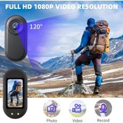 UDH Body Cam, 1080P with Screen, Mini Wearable Action Camera with Magnetic Charging Case, Waterproof Portable Video Recorder for Work, Outdoors