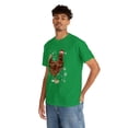 thumbnail image 6 of Chicken Christmas Santa Hat Lights Merry Xmas Tshirt, 6 of 12