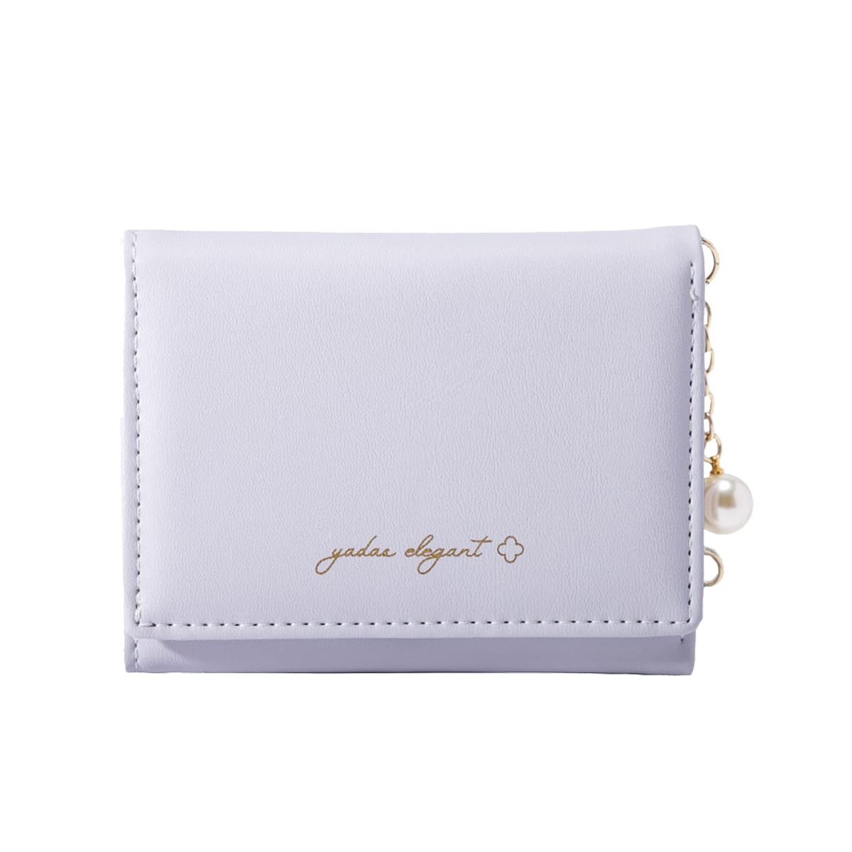 Sunwel Fashion Elegant Small Wallet with Chain Decoration Cash Credit