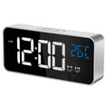 thumbnail image 1 of Large Digital Alarm Clock For Visually Impaired - Big Electric Clock For Bedroom, Jumbo Number Display, Fully Dimmable Brightness Dimmer, Usb Ports,, 1 of 5