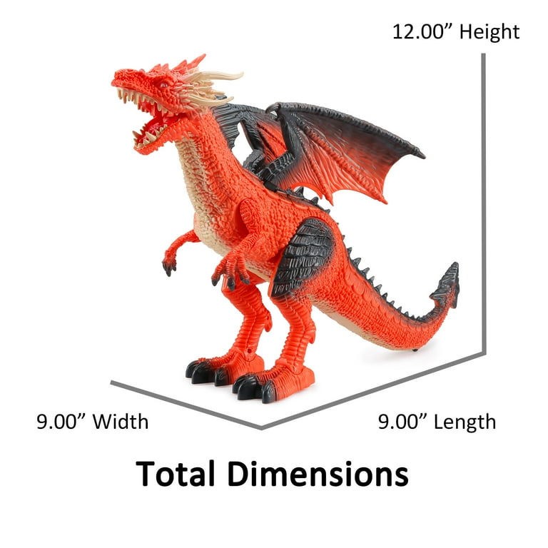 New Bright Infrared (I/R) Remote Control Red Dragon with Lights