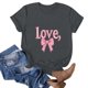 thumbnail image 5 of RKSTN Valentines Gift Valentine Shirts for Women Oversized Crewneck Valentine's Day Graphic Print Short Sleeve T Shirts Pullover Top Womens Casual Round Neck Plus Size Loose Comfy Summer Tee Shirts, 5 of 6