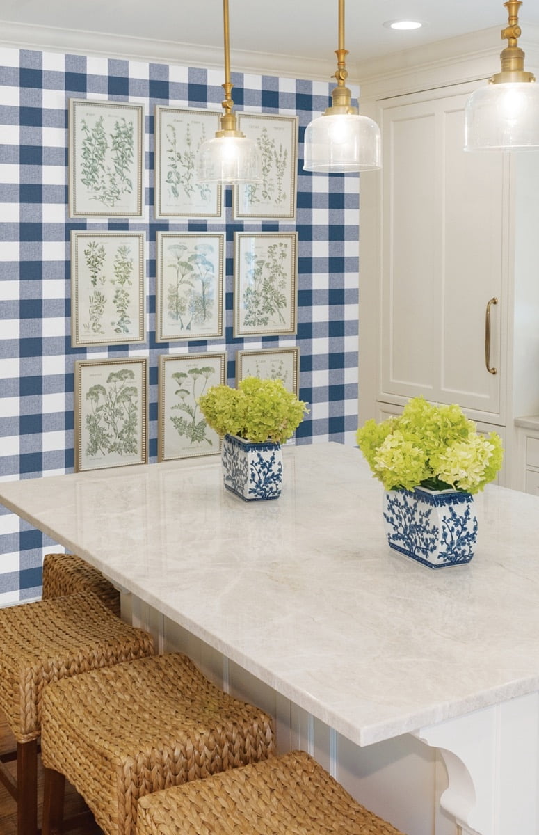 NextWall Picnic Plaid Peel and Stick Wallpaper
