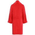 thumbnail image 3 of Peignoir Unisexe Couleur Unie Rouge, 3 of 3
