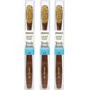 Swissco Tooth Brush Tortoise Natural Bristle, Soft, 3 Ct Pack