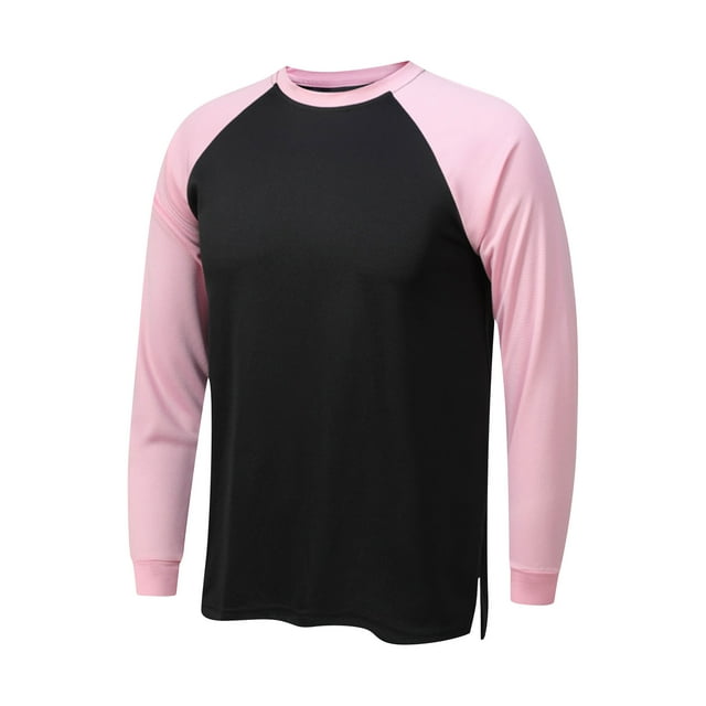 zbxnLI Chandails à Manches Longues pour Hommes T-Shirts Athlétiques Gym Entraînement Course Col Rond T-Shirts de Base pour Hommes