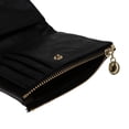thumbnail image 6 of Women's Short Wallet Bifold Retro Multifunction Coin Purse with Zip and Kiss Lock Black, 6 of 7