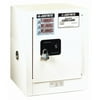 Justrite Flammable Safety Cabinet,4 Gal.,White 890405