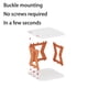 thumbnail image 5 of Zapatero multicapa - armario plegable de 6 niveles para puertas, armarios y entrada, organizador de almacenamiento que ahorra espacio, naranja, 5 of 5