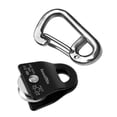 thumbnail image 1 of Polea Móvil Colamx 20KN + Gancho de Mosquetón de Escalada de Acero Inoxidable, 1 of 8