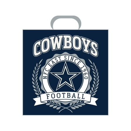 NFL Dallas Cowboys 14x14x1.75 Inch Team Color Cushion with Handle and Polyurethane Internal Pad