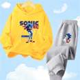 thumbnail image 2 of Conjunto de sudadera con capucha Sonic Tops, ropa para bebés de 2 a 12 años, ropa de abrigo para niños, sudadera de primavera 2024 para niñas, ropa para madres y niños, 2 of 4
