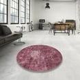thumbnail image 3 of Ahgly Company Indoor Rectangle Abstract Blush Red Pink Oriental Area Rugs, 3' x 5', 3 of 6