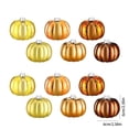 thumbnail image 3 of Beautynvta 12 Pcs Mini Pumpkin Hanging Ornaments, Multiple Types Fall Pumpkin Balls, Pumpkin Pendants for Small Tree Fall Thanksgiving Decor, 3 of 9