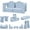 Corduroy Mist blue, variant on Wanan Kids Couches, Couch for Toddlers, Foam Sofa 10PCS Modular Soft Play Furniture for Boys & Girls, Indoor Kids Sofa for Nursery, Living Room, Playroom