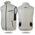 thumbnail image 5 of Jiibva Cooling Fan Vest, Air Conditioning Fans Vest Electric Cool Vest Heat Reducing Clothing for Hiking Cooling Work Fishing, 5 of 7