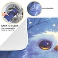thumbnail image 2 of Kitchen Drying Mat 18x24In Drying Dish Mat Dish Drying Mats Kitchen Countertop Multi-Function Drain Drying Mat Kitchen Table Picturesque Owl, 2 of 8
