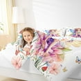 thumbnail image 5 of Feelyou Spring Flower Elf Bedding Comforter Set for Kids, Groovy Floral Mushroom Twin Comforter Sets, Fairy Tale Princess Reversible Bedding Set, Lightweight Room Decor, 2-Piece, 5 of 9