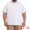 White, variant on DARING DIVA Men's Big & Tall Shirts Casual Short Sleeve Color Block Polo Shirt XL Black